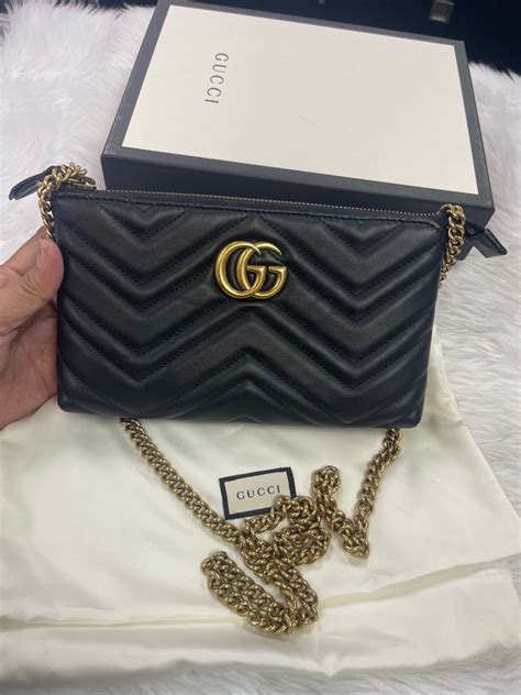 gucci matelasse mini used